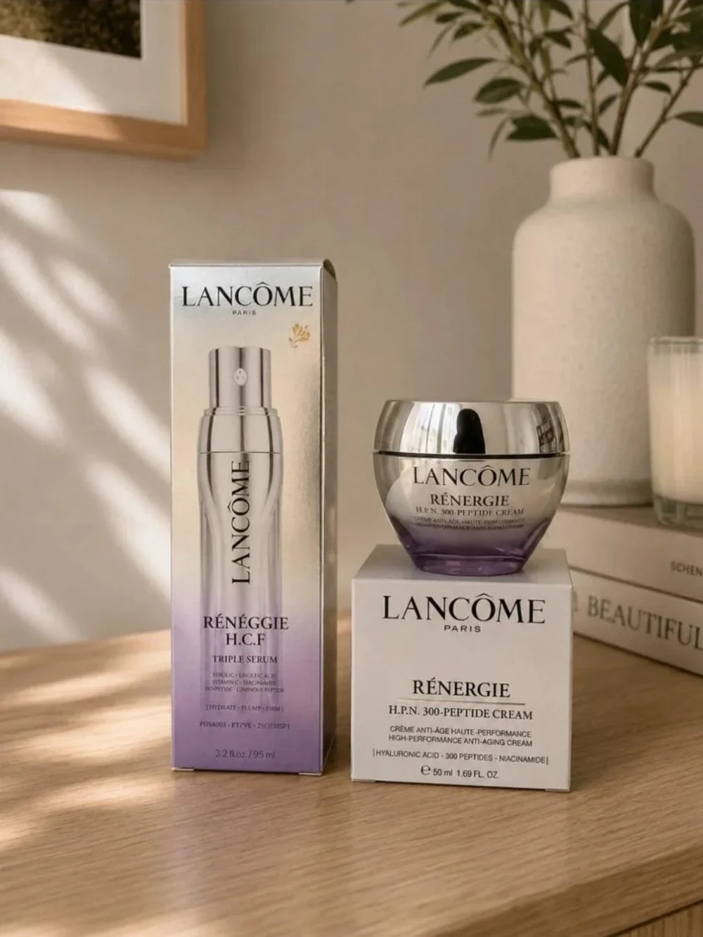 Lancôme Rénergie H.C.F Triple Serum 50ml  Lancome Renergie H.P.N Ultra Cream 50